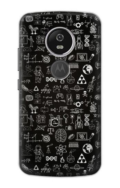 S3426 Blackboard Science Case Cover Custodia per Motorola Moto G6 Play, Moto G6 Forge, Moto E5