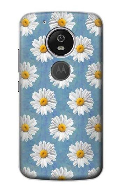 S3454 Floral Daisy Case Cover Custodia per Motorola Moto G6 Play, Moto G6 Forge, Moto E5