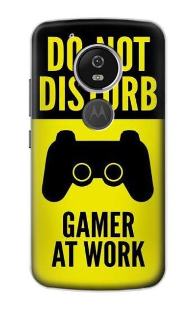 S3515 Gamer Work Case Cover Custodia per Motorola Moto G6 Play, Moto G6 Forge, Moto E5