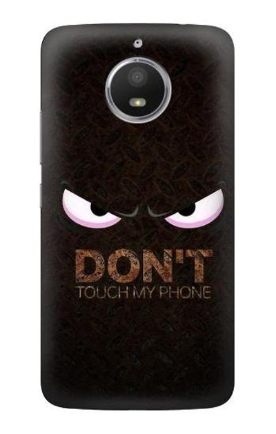 S3412 Do Not Touch My Phone Case Cover Custodia per Motorola Moto E4 Plus