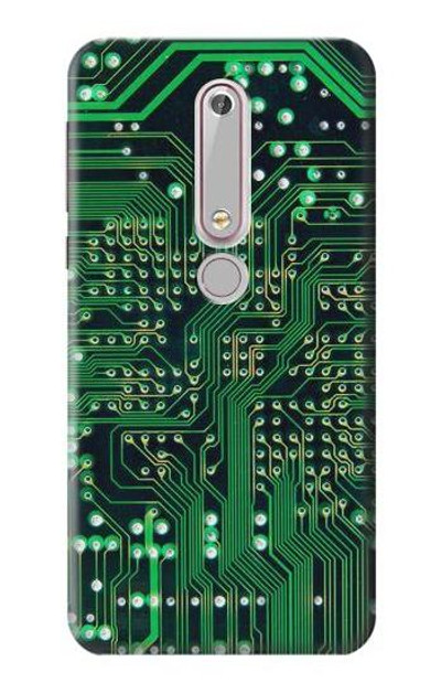 S3392 Electronics Board Circuit Graphic Case Cover Custodia per Nokia 6.1, Nokia 6 2018