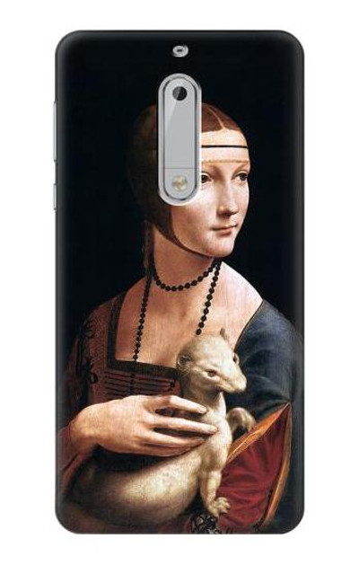 S3471 Lady Ermine Leonardo da Vinci Case Cover Custodia per Nokia 5