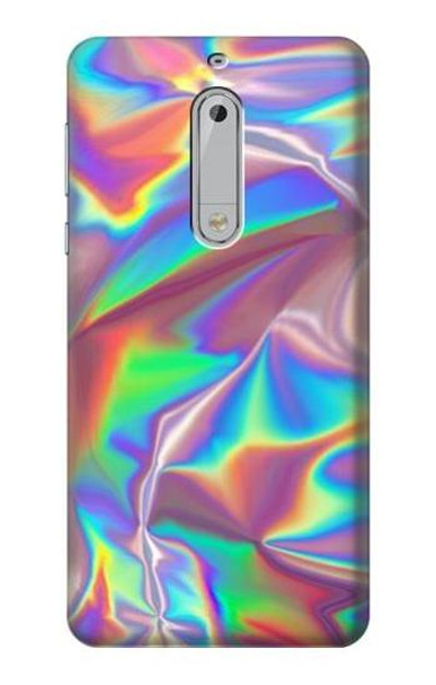 S3597 Holographic Photo Printed Case Cover Custodia per Nokia 5