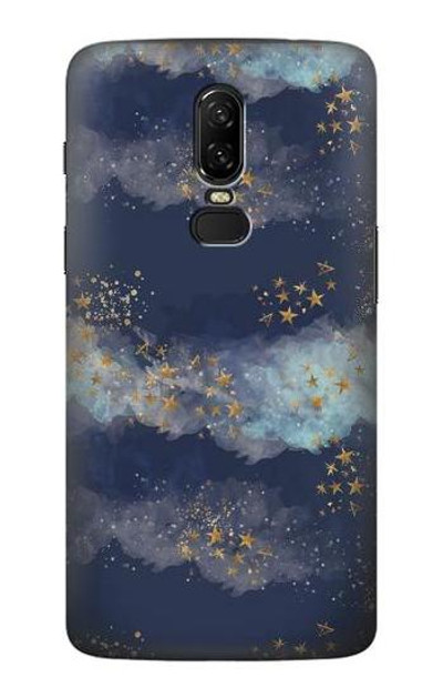 S3364 Gold Star Sky Case Cover Custodia per OnePlus 6