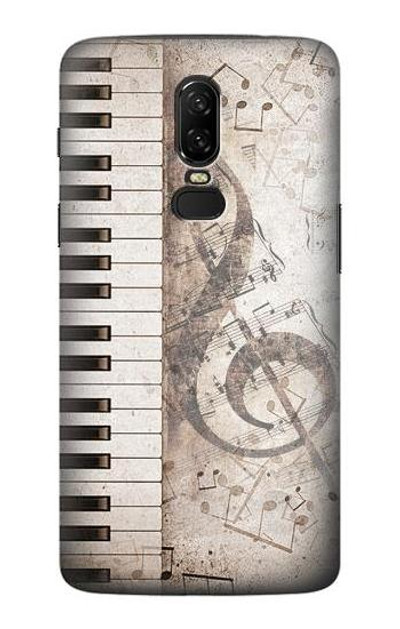 S3390 Music Note Case Cover Custodia per OnePlus 6