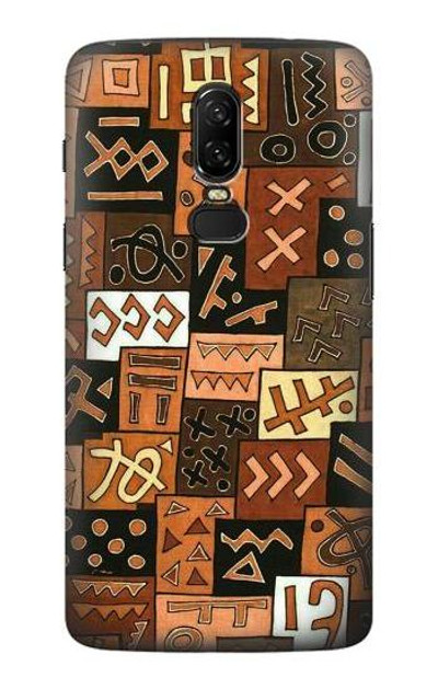 S3460 Mali Art Pattern Case Cover Custodia per OnePlus 6