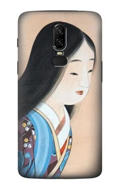 S3483 Japan Beauty Kimono Case Cover Custodia per OnePlus 6