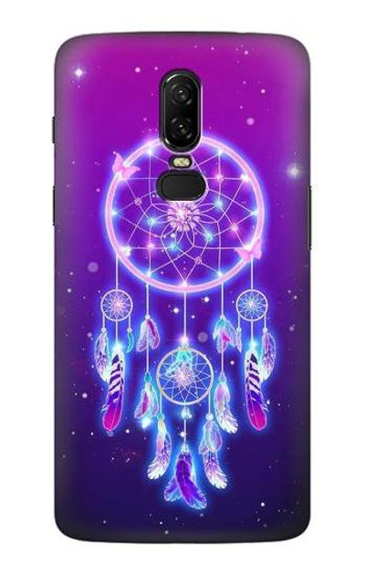 S3484 Cute Galaxy Dream Catcher Case Cover Custodia per OnePlus 6