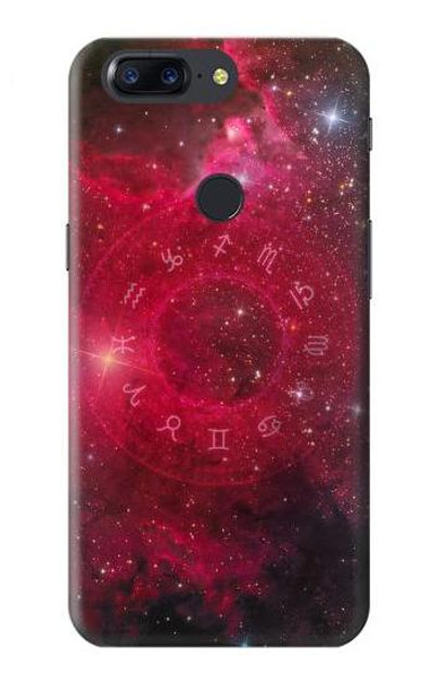 S3368 Zodiac Red Galaxy Case Cover Custodia per OnePlus 5T