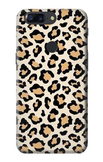 S3374 Fashionable Leopard Seamless Pattern Case Cover Custodia per OnePlus 5T