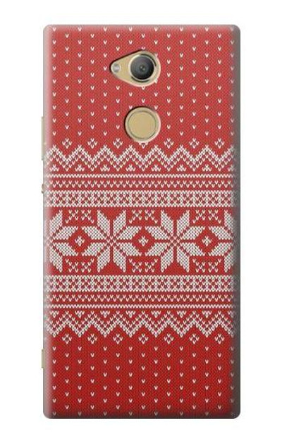 S3384 Winter Seamless Knitting Pattern Case Cover Custodia per Sony Xperia XA2 Ultra