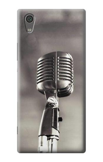 S3495 Vintage Microphone Case Cover Custodia per Sony Xperia XA1