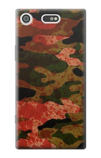 S3393 Camouflage Blood Splatter Case Cover Custodia per Sony Xperia XZ1