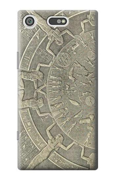 S3396 Dendera Zodiac Ancient Egypt Case Cover Custodia per Sony Xperia XZ1