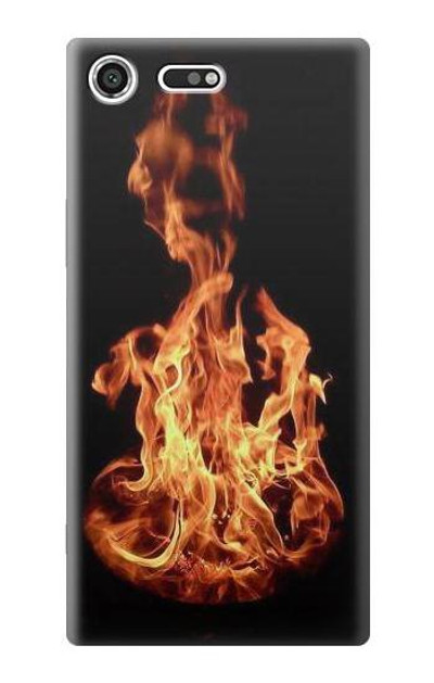 S3379 Fire Frame Case Cover Custodia per Sony Xperia XZ Premium