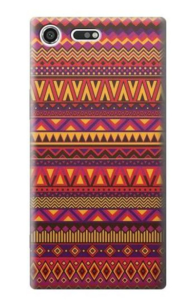 S3404 Aztecs Pattern Case Cover Custodia per Sony Xperia XZ Premium