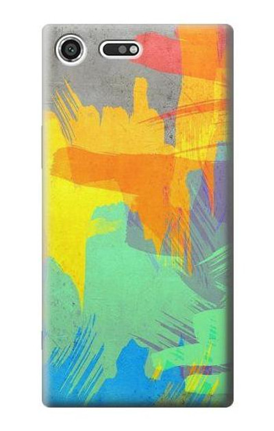 S3423 Brush Stroke Case Cover Custodia per Sony Xperia XZ Premium