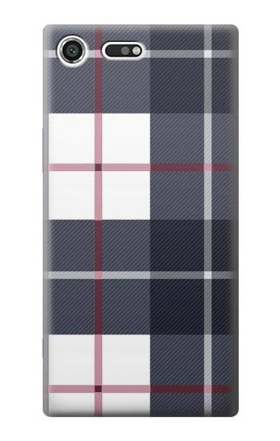 S3452 Plaid Fabric Pattern Case Cover Custodia per Sony Xperia XZ Premium