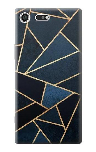 S3479 Navy Blue Graphic Art Case Cover Custodia per Sony Xperia XZ Premium