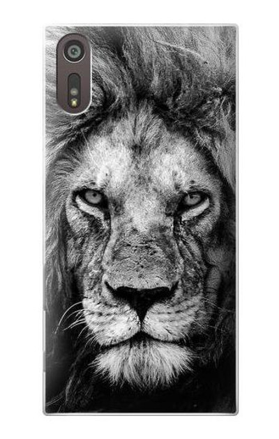 S3372 Lion Face Case Cover Custodia per Sony Xperia XZ