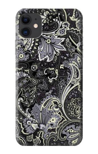 S3251 Batik Flower Pattern Case Cover Custodia per iPhone 11