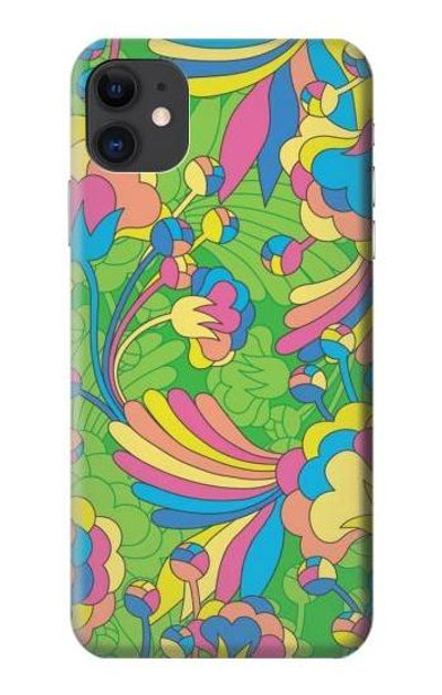 S3273 Flower Line Art Pattern Case Cover Custodia per iPhone 11