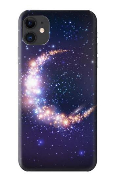 S3324 Crescent Moon Galaxy Case Cover Custodia per iPhone 11