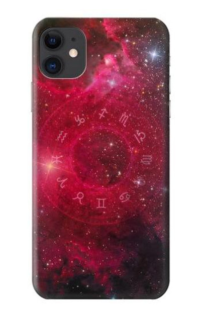 S3368 Zodiac Red Galaxy Case Cover Custodia per iPhone 11