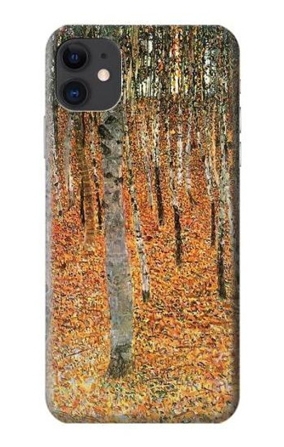 S3380 Gustav Klimt Birch Forest Case Cover Custodia per iPhone 11