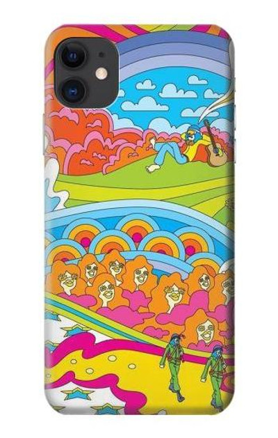 S3407 Hippie Art Case Cover Custodia per iPhone 11