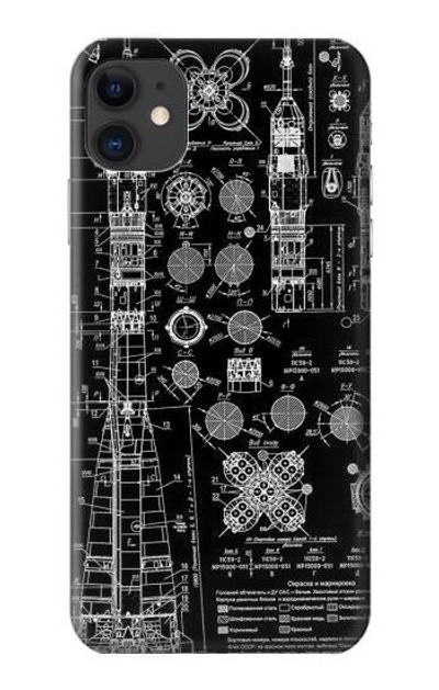 S3436 Apollo Blue Print Case Cover Custodia per iPhone 11