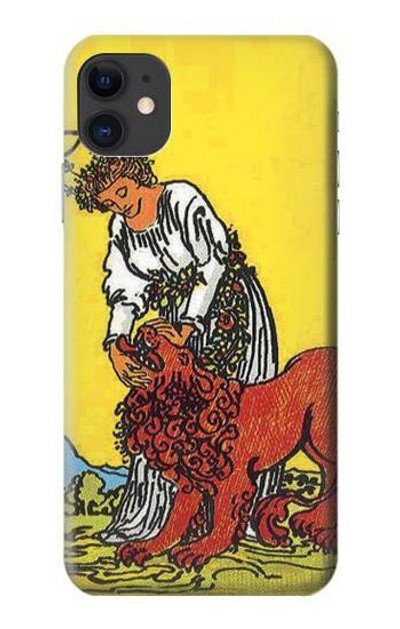 S3458 Strength Tarot Card Case Cover Custodia per iPhone 11