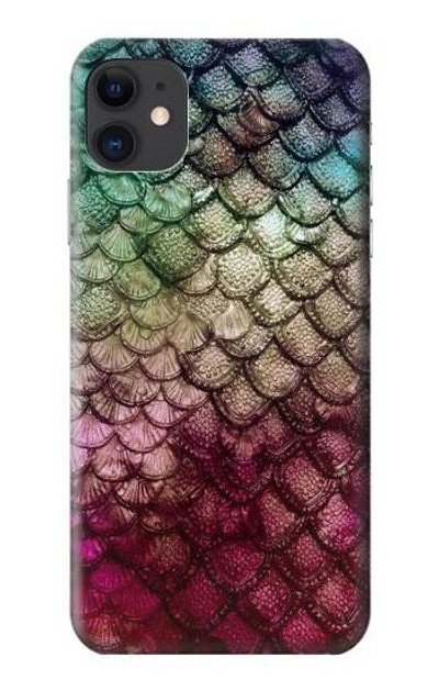 S3539 Mermaid Fish Scale Case Cover Custodia per iPhone 11