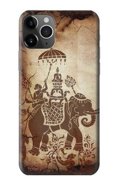 S2102 Thai Art Buddha on Elephant Case Cover Custodia per iPhone 11 Pro