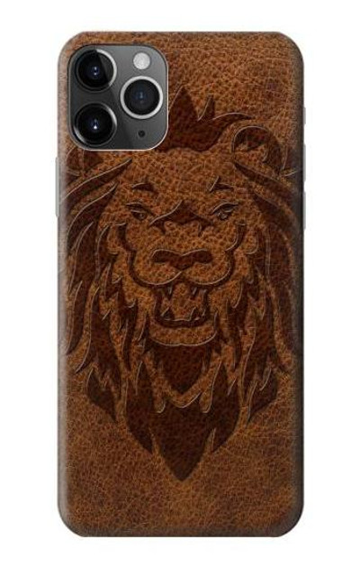 S2529 Leo Zodiac Tattoo Brown Graphic Print Case Cover Custodia per iPhone 11 Pro