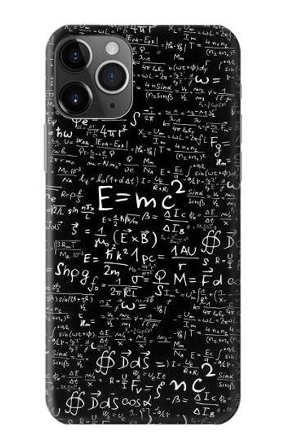 S2574 Mathematics Physics Blackboard Equation Case Cover Custodia per iPhone 11 Pro