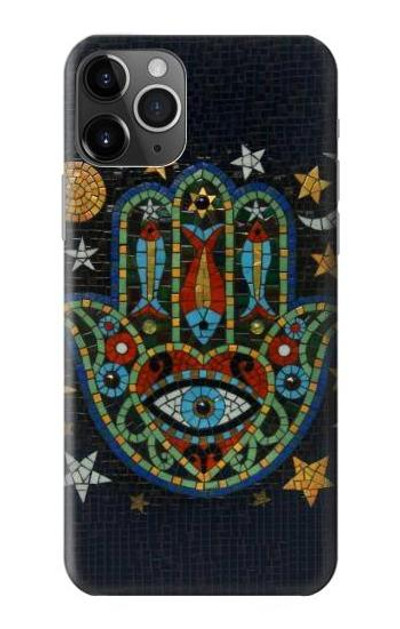 S3175 Hamsa Hand Mosaics Case Cover Custodia per iPhone 11 Pro