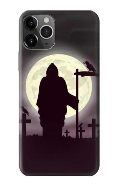 S3262 Grim Reaper Night Moon Cemetery Case Cover Custodia per iPhone 11 Pro