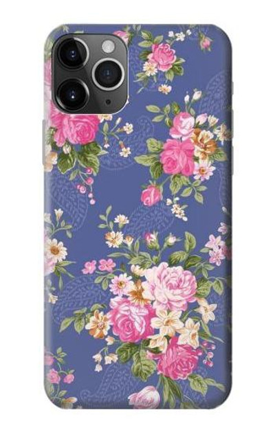 S3265 Vintage Flower Pattern Case Cover Custodia per iPhone 11 Pro