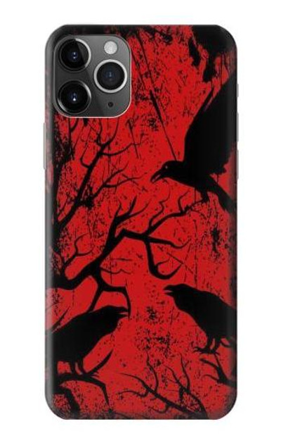 S3325 Crow Black Blood Tree Case Cover Custodia per iPhone 11 Pro