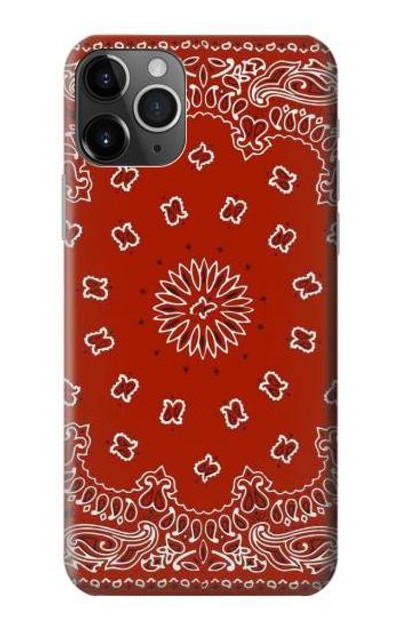 S3355 Bandana Red Pattern Case Cover Custodia per iPhone 11 Pro