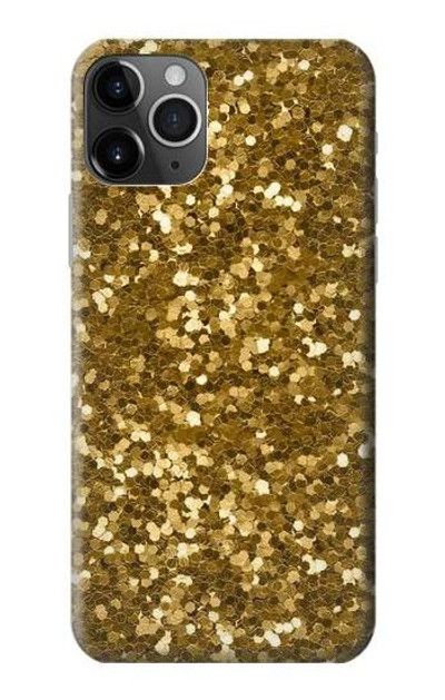 S3388 Gold Glitter Graphic Print Case Cover Custodia per iPhone 11 Pro
