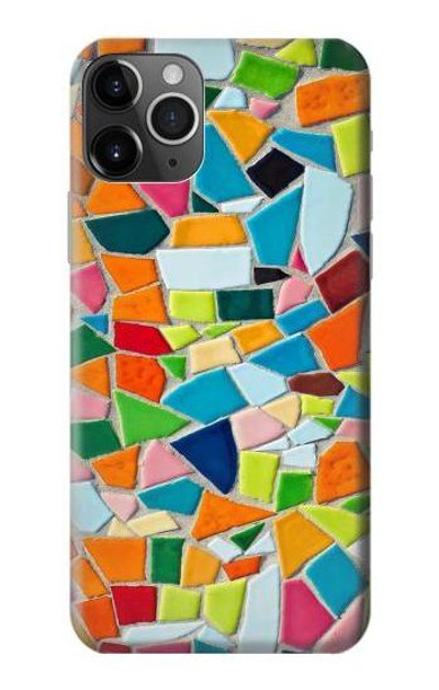 S3391 Abstract Art Mosaic Tiles Graphic Case Cover Custodia per iPhone 11 Pro