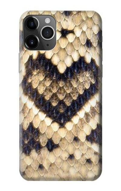 S3417 Diamond Rattle Snake Graphic Print Case Cover Custodia per iPhone 11 Pro