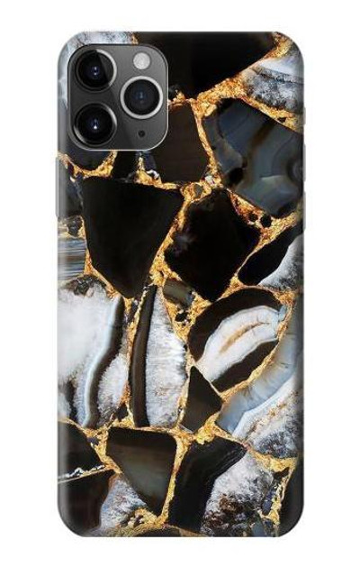 S3419 Gold Marble Graphic Print Case Cover Custodia per iPhone 11 Pro