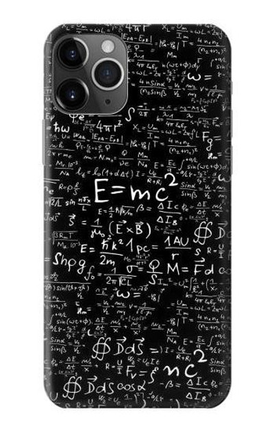 S2574 Mathematics Physics Blackboard Equation Case Cover Custodia per iPhone 11 Pro Max