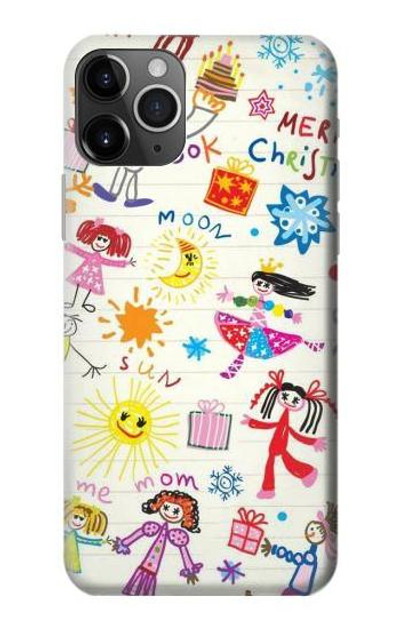 S3280 Kids Drawing Case Cover Custodia per iPhone 11 Pro Max