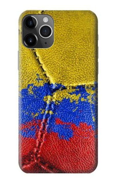 S3306 Colombia Flag Vintage Football Graphic Case Cover Custodia per iPhone 11 Pro Max