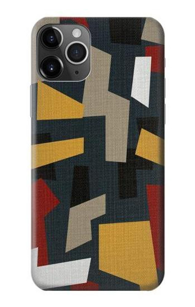 S3386 Abstract Fabric Texture Case Cover Custodia per iPhone 11 Pro Max
