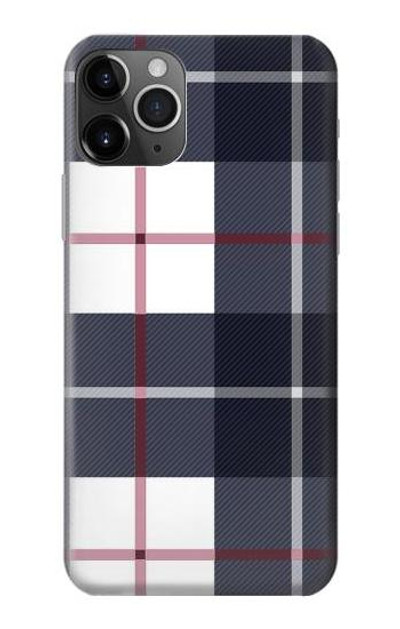 S3452 Plaid Fabric Pattern Case Cover Custodia per iPhone 11 Pro Max